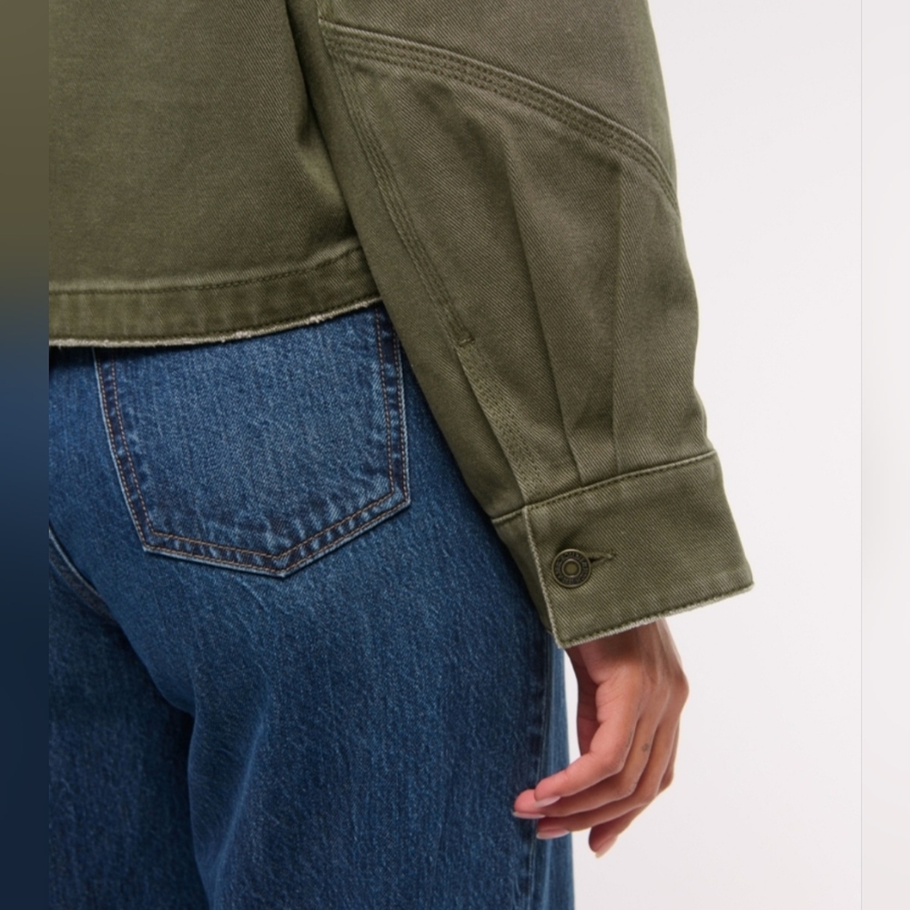 NWT - A&F Twill Barn Jacket - Picture 6 of 9